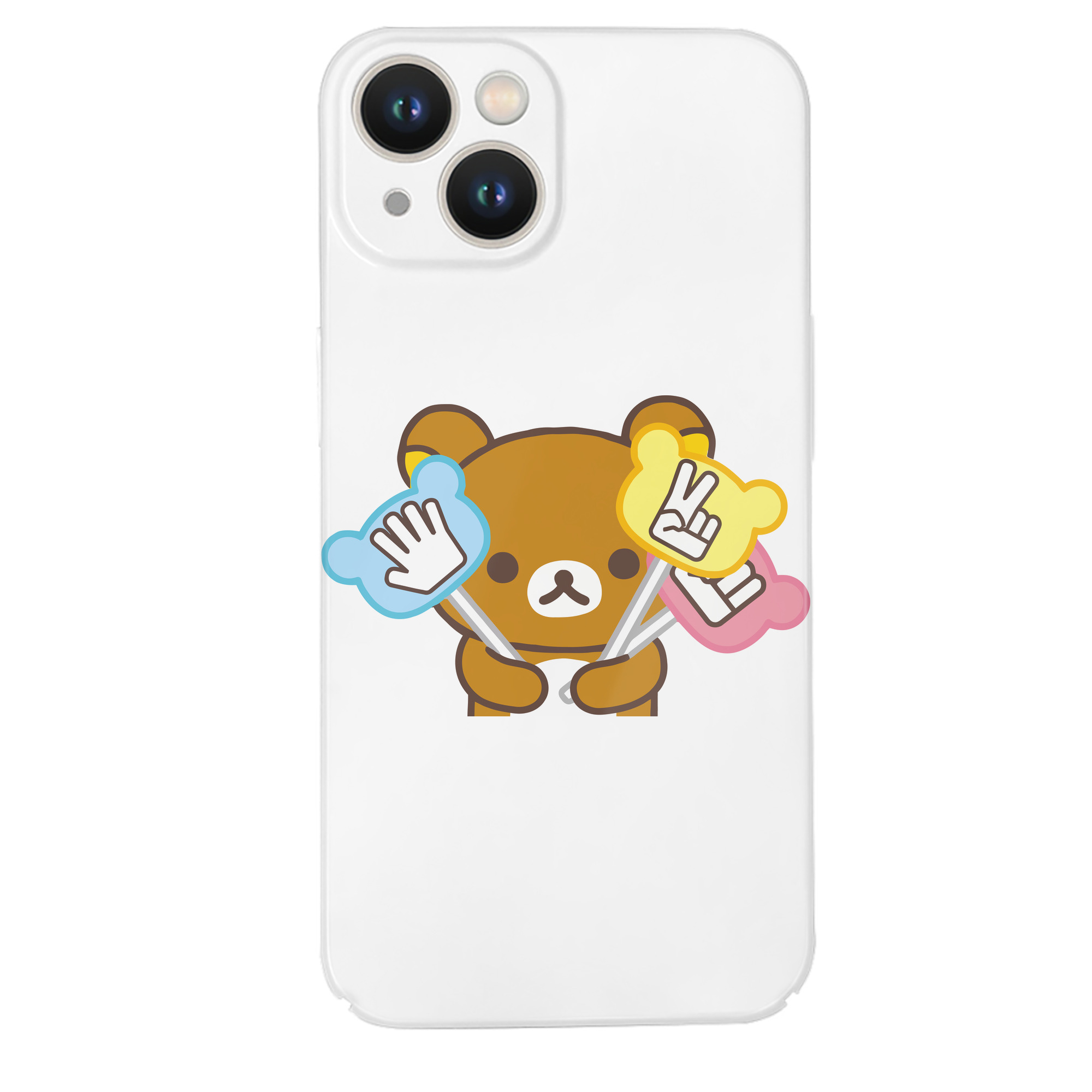 （画像用） リラックマ リラックマ キイロイトリ Rilakkuma Korilakkuma Kiiroitori 【iPhone 14シリーズ対応】ハードケース
